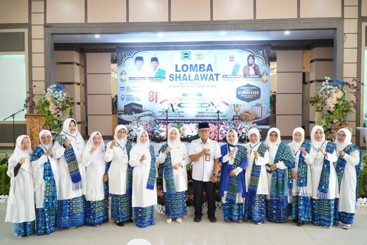 Hj. Hesti Haris Hadiri Pembukaan Lomba Shalawat Sambut Maulid Nabi dan HUT RI ke-81. (Foto : ist)