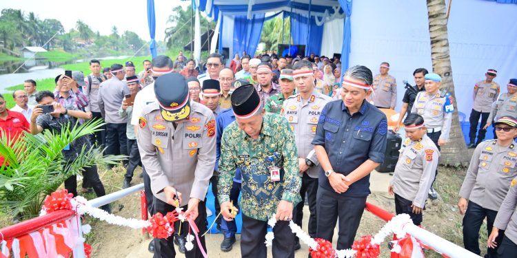 Jembatan Merah Putih Presisi Diresmikan, Pangkas Jarak dan Waktu Tempuh Masyarakat. (Foto : ist)