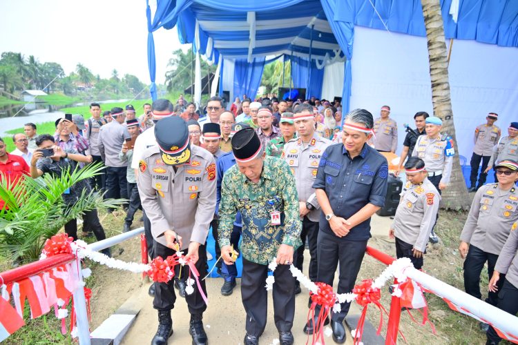 Jembatan Merah Putih Presisi Diresmikan, Pangkas Jarak dan Waktu Tempuh Masyarakat. (Foto : ist)