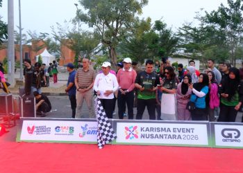 500 Peserta Meriahkan Fun Run HUT RI ke-81, Wagub Sani: Jalan Sehat Wujudkan Jambi Maju dan Kompak. (Foto : ist)