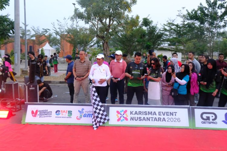 500 Peserta Meriahkan Fun Run HUT RI ke-81, Wagub Sani: Jalan Sehat Wujudkan Jambi Maju dan Kompak. (Foto : ist)