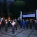 Kapolda Jambi memimpin renungan suci di TMP Satria Bhakti. (Foto : ist)
