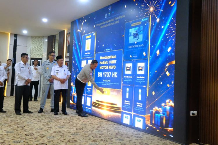 Wagub Sani: Program Kilau Emas Bentuk Komitmen Pemerintah Provinsi Jambi Berikan Apresiasi Bagi Wajib Pajak. (Foto : ist)
