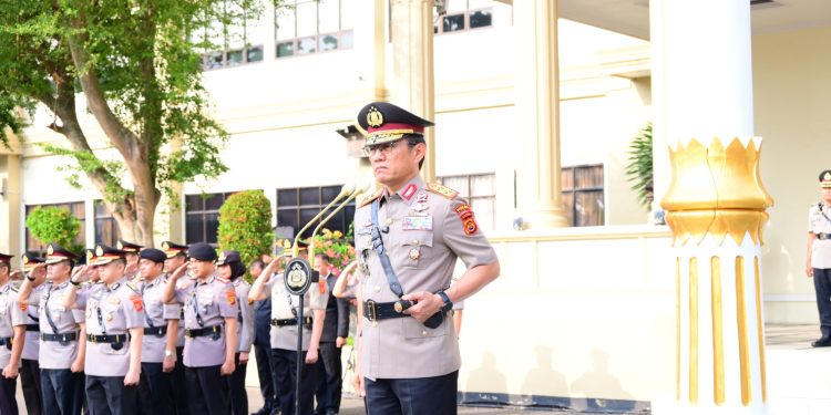 Polda Jambi Gelar Upacara Hari Juang Polri, Kapolda: Jadikan Sejarah sebagai Pedoman Pengabdian. (Foto : ist)