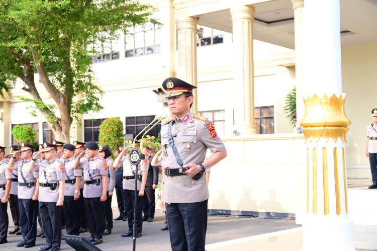 Polda Jambi Gelar Upacara Hari Juang Polri, Kapolda: Jadikan Sejarah sebagai Pedoman Pengabdian. (Foto : ist)
