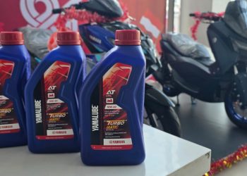 Yamalube Turbo Matic, Oli Full Synthetic Premium untuk Performa Maksimal Motor Matic Yamaha di Jambi. (Foto : ist)