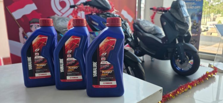 Yamalube Turbo Matic, Oli Full Synthetic Premium untuk Performa Maksimal Motor Matic Yamaha di Jambi. (Foto : ist)