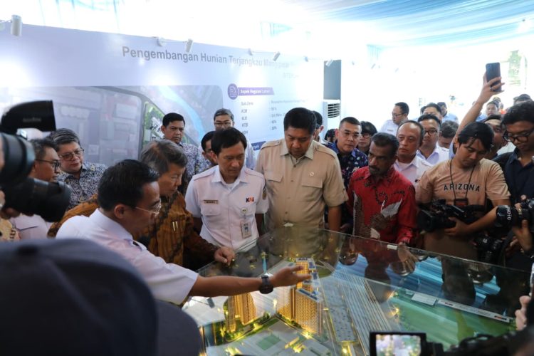 Groundbreaking Hunian Terjangkau, Ketua Satgas Perumahan RI Sampaikan Dukungan Sertipikasi Gratis bagi MBR dari Kementerian ATR/BPN. (Foto : ist)