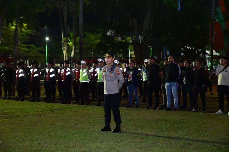 Polda Jambi Perkuat Pengamanan Malam Minggu, 250 Personel Diterjunkan Antisipasi Balap Liar. (Foto : ist)