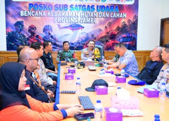 Polda Jambi Perkuat Penanganan Karhutla, Sinergi dan Strategi Pencegahan Terus Ditingkatkan. (Foto : ist)