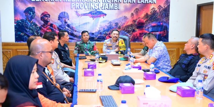 Polda Jambi Perkuat Penanganan Karhutla, Sinergi dan Strategi Pencegahan Terus Ditingkatkan. (Foto : ist)