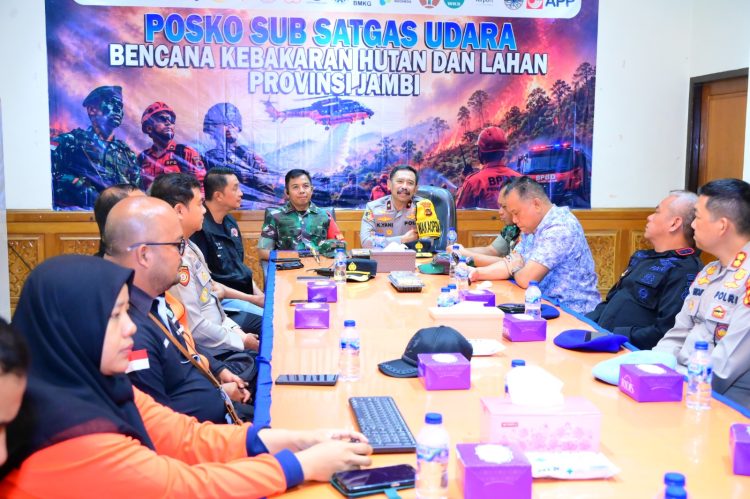 Polda Jambi Perkuat Penanganan Karhutla, Sinergi dan Strategi Pencegahan Terus Ditingkatkan. (Foto : ist)