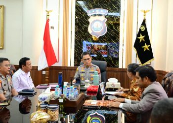 Kapolda Jambi Terima Audiensi Pengurus Terpilih BAMAG LKK Indonesia Provinsi Jambi, Bahas Persiapan Pelantikan. (Foto : ist)