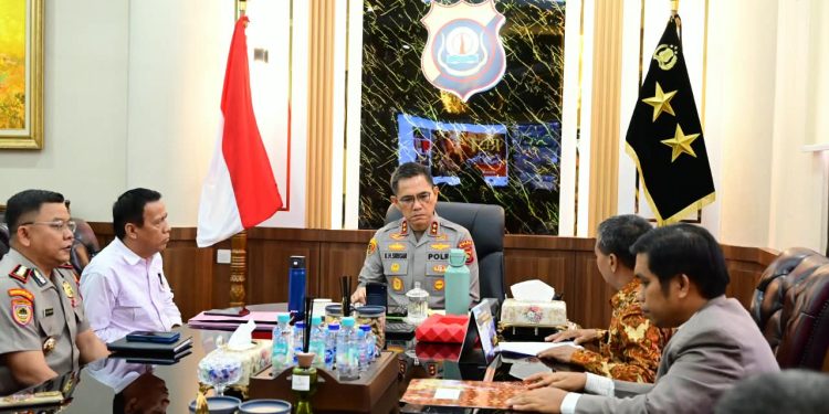 Kapolda Jambi Terima Audiensi Pengurus Terpilih BAMAG LKK Indonesia Provinsi Jambi, Bahas Persiapan Pelantikan. (Foto : ist)