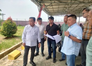 Gubernur Al Haris Tinjau Pembangunan VIP Room Bandara Muara Bungo. (Foto : ist)