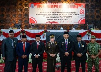 Pemkab Merangin Ikuti Pidato Kenegaraan HUT ke-81 RI, Presiden Beberkan Swasembada Pangan hingga Hemat Devisa Rp170 T. (Foto : ist)