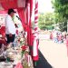 Wakapolda Jambi saksikan pawai kemerdekaan di pendopo rumah dinas Gubernur Jambi. (Foto : Rolan - sinarjambi.com)