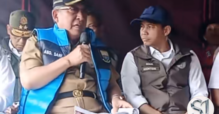 Wagub Abdullah Sani paparkan kondisi karhutla kepada Menhut RI. (Foto : ist)