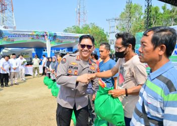 Polda Jambi Dukung Gerakan Pangan Murah, Kabid Humas Hadiri Kegiatan HUT ke-64 LPP TVRI. (Foto : ist)