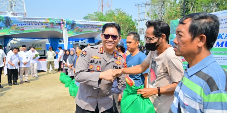 Polda Jambi Dukung Gerakan Pangan Murah, Kabid Humas Hadiri Kegiatan HUT ke-64 LPP TVRI. (Foto : ist)