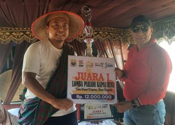 Merangin Juara Pertama Parade Kapal Hias 2026. (Foto : ist)