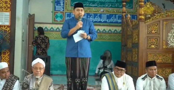 Peringati Maulid Nabi 1448 H, Pemkab Merangin Salurkan Santunan dan Hadirkan Buya Ristawardi. (Foto : ist)