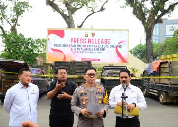Polda Jambi Ungkap Penertiban 22.800 Liter Minyak dan BBM. (Foto : ist)