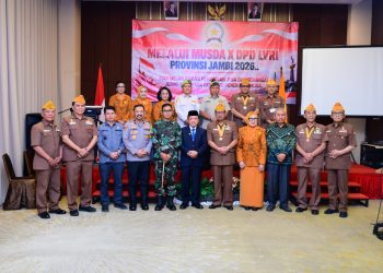 Polda Jambi Dukung Pewarisan Semangat Juang ’45 dalam Musda LVRI Provinsi Jambi. (Foto : ist)