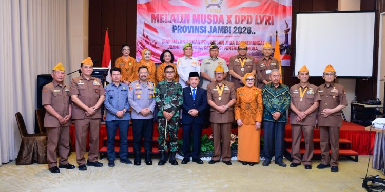 Polda Jambi Dukung Pewarisan Semangat Juang ’45 dalam Musda LVRI Provinsi Jambi. (Foto : ist)