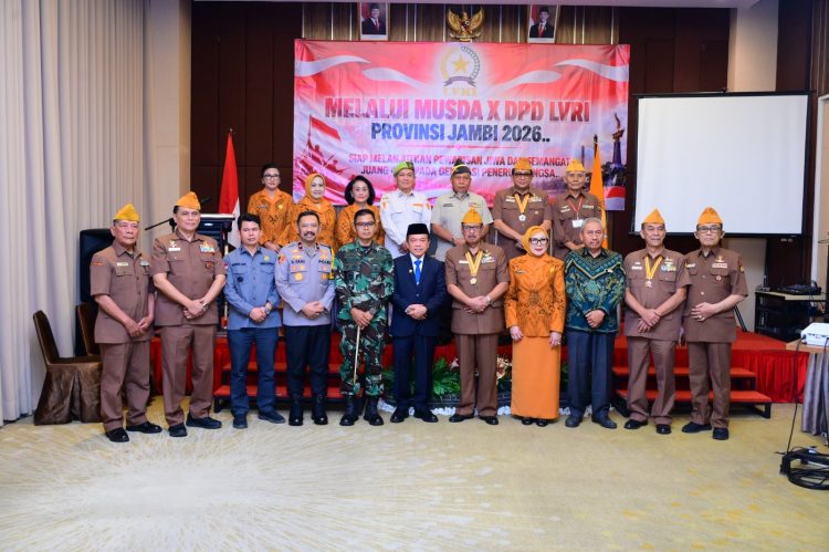 Polda Jambi Dukung Pewarisan Semangat Juang ’45 dalam Musda LVRI Provinsi Jambi. (Foto : ist)