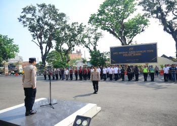 Polda Jambi Gelar Apel Operasi Jaran Siginjai 2026, Tekan Tindak Pidana Curanmor. (Foto : ist)