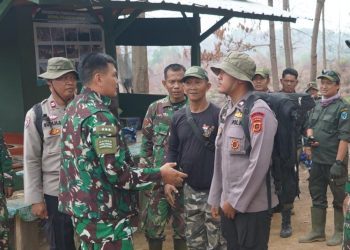 Pangkogabwilhan I Tinjau Lokasi Langsung Ke Tahura Batanghari, Tekankan Sinergi dan Penanganan Cepat. (Foto : ist)