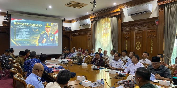 Pemprov Jambi Siap Dukung Asistensi Potensi Komponen Pendukung Pertahanan Negara. (Foto : ist)
