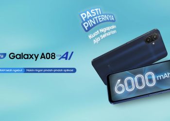 Galaxy A08 menjadi pilihan Pasti Pintar terbaru di Indonesia untuk menemani aktivitas sehari-hari penggunanya. (Foto : ist)