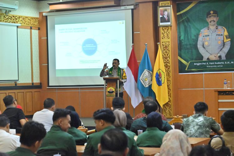 Wakapolda Jambi Dorong Kolaborasi Kampus dan Masyarakat dalam Mewujudkan Keamanan yang Berkeadilan. (Foto : ist)