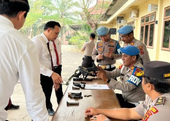 Bidpropam Polda Jambi Gelar Gaktiblin di Polres Muaro Jambi, Perkuat Disiplin dan Profesionalisme Personel. (Foto : ist)