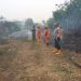 Polsek Muara Bulian Bersama Satgas Karhutla Ground Check Hotspot di Kawasan Tahura Sultan Thaha Syaifudin. (Foto : ist)