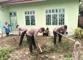 Brimob Jambi Gelar Bakti Sosial di Lingkungan TK Tunas Bangsa Merangin.(Foto : ist)