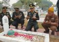 Danrem 042/Gapu Pimpin Ziarah Nasional HUT KE-81 TNI Di TMP Satria Bhakti Jambi. (Foto : ist)