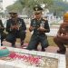 Danrem 042/Gapu Pimpin Ziarah Nasional HUT KE-81 TNI Di TMP Satria Bhakti Jambi. (Foto : ist)