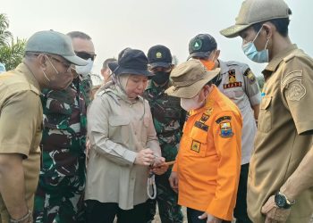 Tahura Orang Kayo Hitam Terbakar, Satgas Karhutla Jambi Kerahkan Waterbombing dan Alat Berat. (Foto : ist)