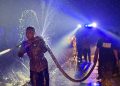 Personel Batalyon A Pelopor Satbrimob Polda Jambi Padamkan Karhutla di Sungai Bertam. (Foto : ist)