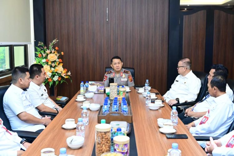 Kapolda Jambi Terima Audiensi Kanwil BPN Provinsi Jambi, Perkuat Sinergi Antar Instansi. (Foto : ist)