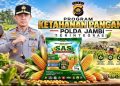 Polda Jambi Dorong Ketahanan Pangan melalui Benih Jagung SAS (Siginjai Andalan Swasembada) dan Inovasi Zero Waste. (Foto : ist)
