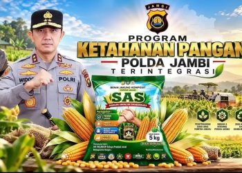Polda Jambi Dorong Ketahanan Pangan melalui Benih Jagung SAS (Siginjai Andalan Swasembada) dan Inovasi Zero Waste. (Foto : ist)