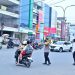 Wujudkan Polisi Bersama Masyarakat, Wakapolda Jambi dan PJU Polda Jambi Laksanakan Gatur Lalu Lintas. (Foto : ist)
