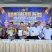 Polda Jambi Gelar Konferensi Pers, Ungkap 32 Kasus PETI Sepanjang Januari–Oktober 2026. (Foto : ist)