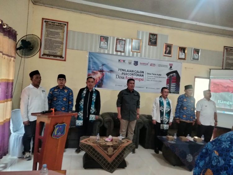 Inspektorat, DP3AP2 Jambi dan Diskominfo Provinsi Verifikasi 8 Desa Calon Percontohan Desa Antikorupsi. (Foto : ist)