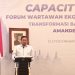 Robby Fathir Nashry membuka acara di hotel Amelia Pursari, Yogyakarta . (Foto : Rolan - sinarjambi.com)