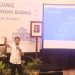 Rachmadin Ismail selaku Pemimpin Redaksi Tirto.id menyampaikan materi Membangun Bisnis Media Lewat Relevansi Audiens. (Foto : Rolan - sinarjambi.com)